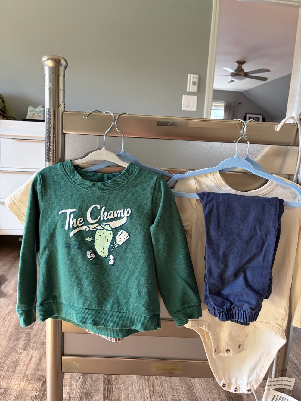 Carter's Green 'The Champ' Long-Sleeve Pajama Top